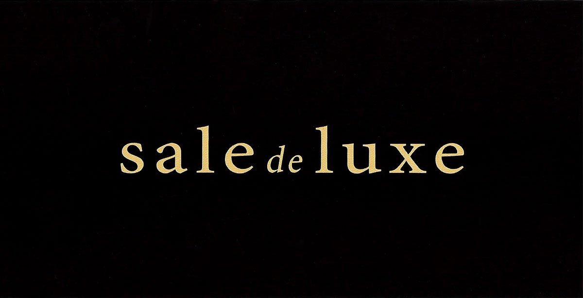 sale de luxe Titel